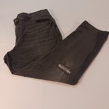 Faded Glory Mid Rise Women&#39;s Black Denim Jeans Size 18 Measured 38x27.5 - $13.85