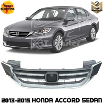 Front Grille Assembly Chrome for 2013-2015 Honda Accord Sedan - £45.42 GBP