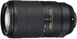 Black Nikon Af-P Nikkor 70-300Mm F/4, 5, 6, E, Vr Fixed Zoom Digital Slr... - $775.97