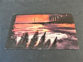 One of most spectacular sight- sun set -Clearwater Bay, Florida -1970 Postcard. - £6.11 GBP