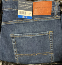 Lucky Brand Men&#39;s 410 Athletic Straight Blue 36x32 - $34.65