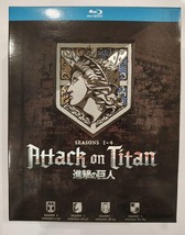 1-4 Seasons Complete Series Box Set Attack on Titan (BLURAY) Fast Shipping! - £53.53 GBP