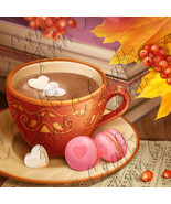 Latte Macaroons Clip Art - $3.40 CAD