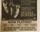 Double Jeopardy Vintage Movie Print Ad Tommy Lee Jones Ashley Judd TPA24 - $5.93