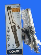 Conair Instant Heat 1 1/4" Curling Iron Black 25-Heat Settings Dual Voltage - $14.95