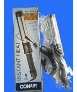 Conair Instant Heat 1 1/4" Curling Iron Black 25-Heat Settings Dual Voltage - $14.95
