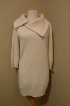 NWT Cynthia Rowley Soft Cream Cashmere Fichu Neckline Tunic Sweater SZ S $198 - £102.31 GBP