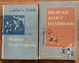 Vintage 1950s Leader&#39;s Guide to the Brownie Scout Program + Handbook Har... - $20.00