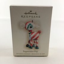 Hallmark Keepsake Christmas Tree Ornament Peppermint Pup Dog New 2007 - $18.47