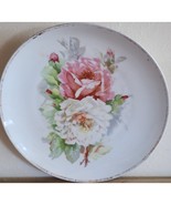 1899-1918 Antique Floral Hand Painted Plate 8 3/4&quot; O &amp; E G Royal Austria - $255.31 MXN