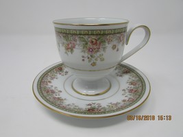 NORITAKE  IRELAND TEACUP AND SAUCER MORNING JEWEL #2767  - $149.17 MXN