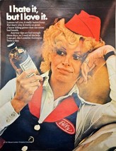 LISTERINE-Antiseptic Twice a Day-Bad Breath-Polly-1971 Vintage Print Ad - $213.81 MXN