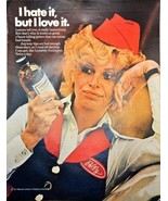 LISTERINE-Antiseptic Twice a Day-Bad Breath-Polly-1971 Vintage Print Ad - $213.81 MXN