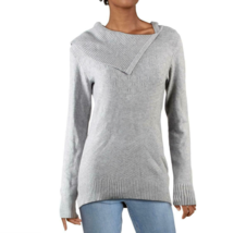 Motive Womens Large Stretch Knit Envelope Neck Pullover Sweater Top Heat... - £31.76 GBP