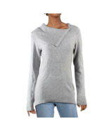 Motive Womens Large Stretch Knit Envelope Neck Pullover Sweater Top Heat... - $40.49