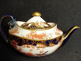 Rare Royal Crown Derby 2649 Barbed Wire Miniature Tea Pot - £27.24 GBP