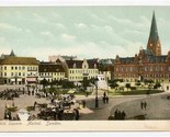 Public Square Malmo Sweden Undivided Back Postcard  - $9.90