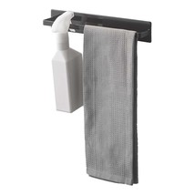 Yamazaki Home Magnetic Kitchen Hanger Steel | Towel Holder, One Size, Black - $33.99