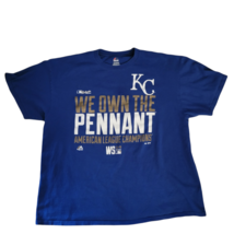Kansas City KC Royals 2014 We Own The Pennant American League Champs T-Shirt 2XL - £9.63 GBP