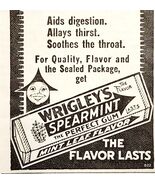 1923 Wrigley&#39;s Chewing Gum Advertisement Flavor D22 1 Ephemera Candy 4 x... - $27.86 CAD