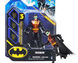 DC Spin Master Stealth Damian Wayne Robin 4&quot; Figure with 3 Surprise Acce... - $15.88
