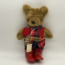 Wellie Bear Gang 12&quot; Teddy Bear Handmade Laura Grant Scotland McTavish V... - £21.15 GBP
