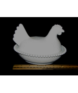 Westmoreland Large Hen on Nest Lidded Dish-Vintage-Milk Glass - £22.09 GBP