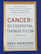 Cancer : 50 Essential Things to Do by Greg Anderson 2009 - £9.54 GBP