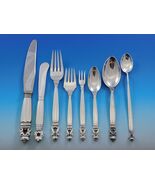 Acorn by Georg Jensen Sterling Silver Flatware Service 6 Dinner Set 48 P... - $130,101.88 MXN