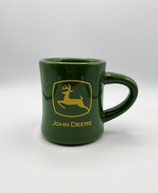 John Deer Emblem Coffee Mug Cup  Green Advertising Mug - $8.08