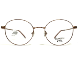 Technolite Flex Kids Eyeglasses Frames TLF602 BR Shiny Brown Wire Rim 48... - $55.89