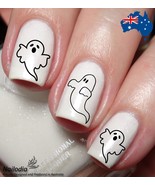 Cute Scary Halloween Ghost Nail Art Decal Sticker Water Transfer Slider - £3.61 GBP