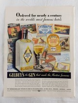 Life Magazine Print Ad Gilbey&#39;s Gin 1940 - $11.88