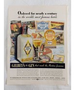 Life Magazine Print Ad Gilbey&#39;s Gin 1940 - £9.34 GBP