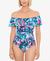 Swim Solutions One Piece Swimsuit Prism Print Multicolor Size 16 $99 - Nwt - £21.13 GBP