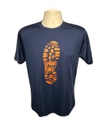 2014 Sprint to Flint 5k &amp; Fun Run Youth Large Blue Jersey - $371.19 MXN