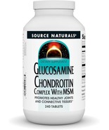 Source Naturals Glucosamine Chondroitin Complex with MSM 240 Tablets Dai... - $958.22 MXN