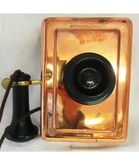 Western Electric Copper Plated Wall Phone Operational - $346.50
