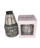 Lot 5 Hampton Bay Stained Glass Tiffany Style Fan Lamp Shades 399 204 So... - $171.00