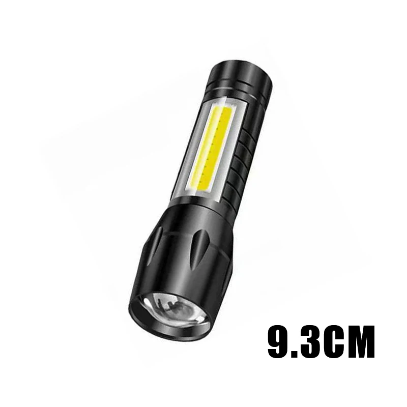 Small LED Flashlight 800Lumens Bright Rechargeable Keychain Mini Flashlights 4 L - £60.73 GBP