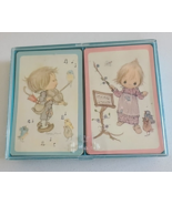 VTG Hallmark Bridge Playing Cards Betsey Clark Double Deck Gold Edge Box... - $21.00