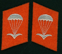 DDR, NVA, PARA, ENLISTED COLLAR INSIGNIA, EAST GERMANY, PARACHUTIST - £23.93 GBP