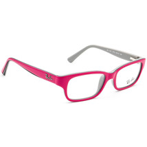Ray-Ban Kids&#39; Eyeglasses RB 1527 3575 Bright Pink on Gray Rectangular 45[]15 125 - £47.95 GBP