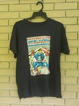 Marvel Captain America Black T-Shirt Size: Large Avengers - £10.31 GBP