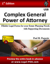 Complex General Power of Attorney - Full Version - USB Flash Drive Only - £16.02 GBP
