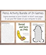 Vasectomy Games Book, Penis Gag Gift, Vasectomy Activities, Pecker Gag G... - $2.00