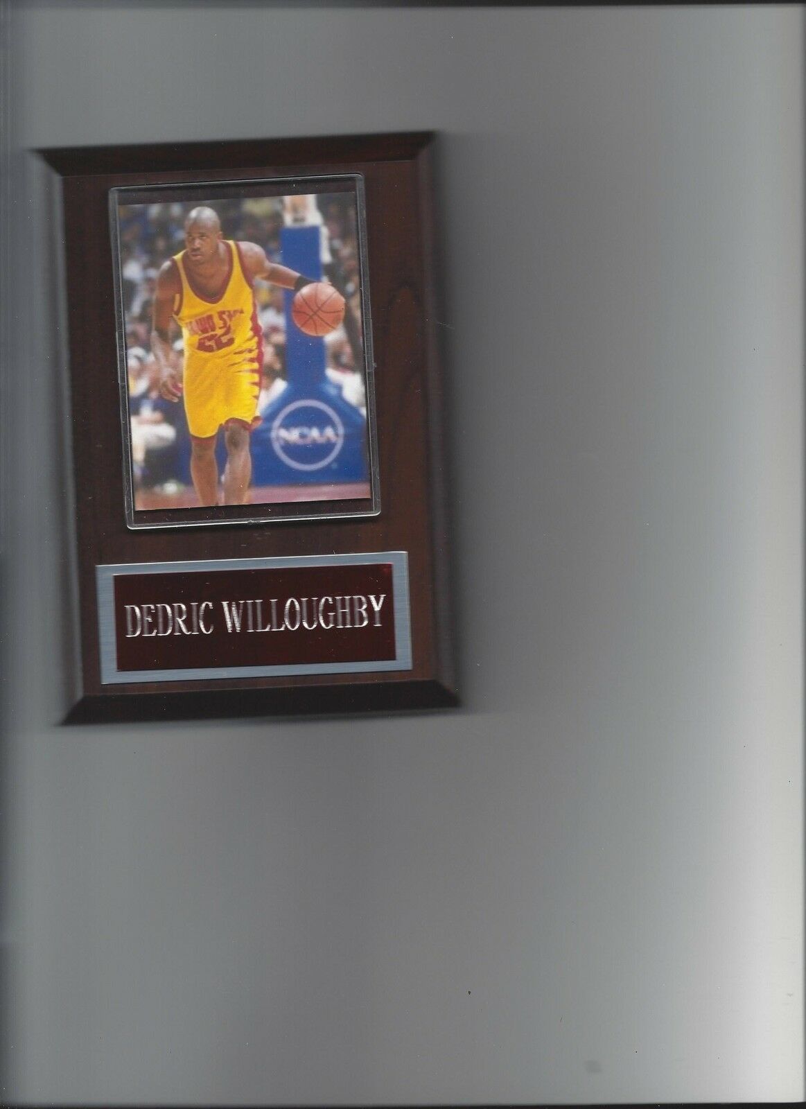 Primary image for DEDRIC WILLOUGHBY PLAQUE IOWA STATE CYCLONES BASKETBALL NCAA