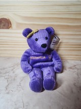 Salvino&#39;s Bammers Purple Katarina Witt Ice Skater Plush Plush Teddy Bear... - $6.96