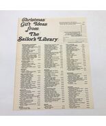 Sail Magazine Christmas Gift Ideas from The Sailers library Order Form V... - $127.10 MXN