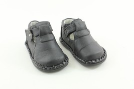 TENDER TOES Toddler Baby Boys Rubber Sole Dress Black Leather Shoes 9508WT - $270.15 MXN+